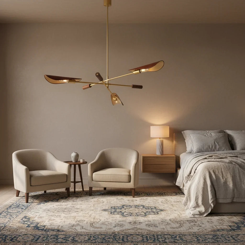 Astrid Chandelier in a styled interior — Zolivart Lighting
