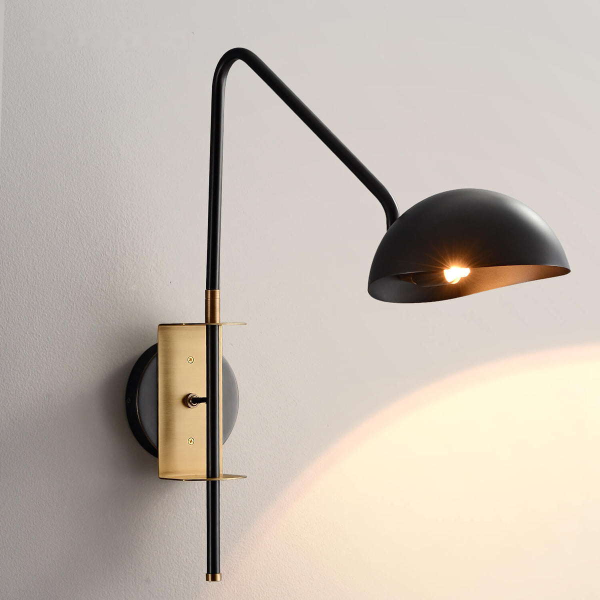 wall sconce with switch