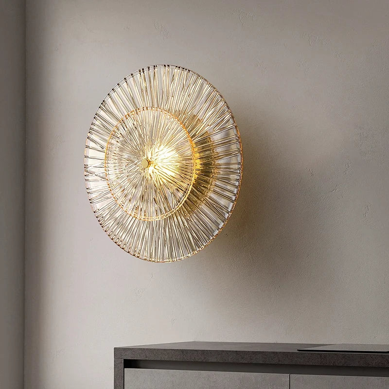 sconces in sunburst shape