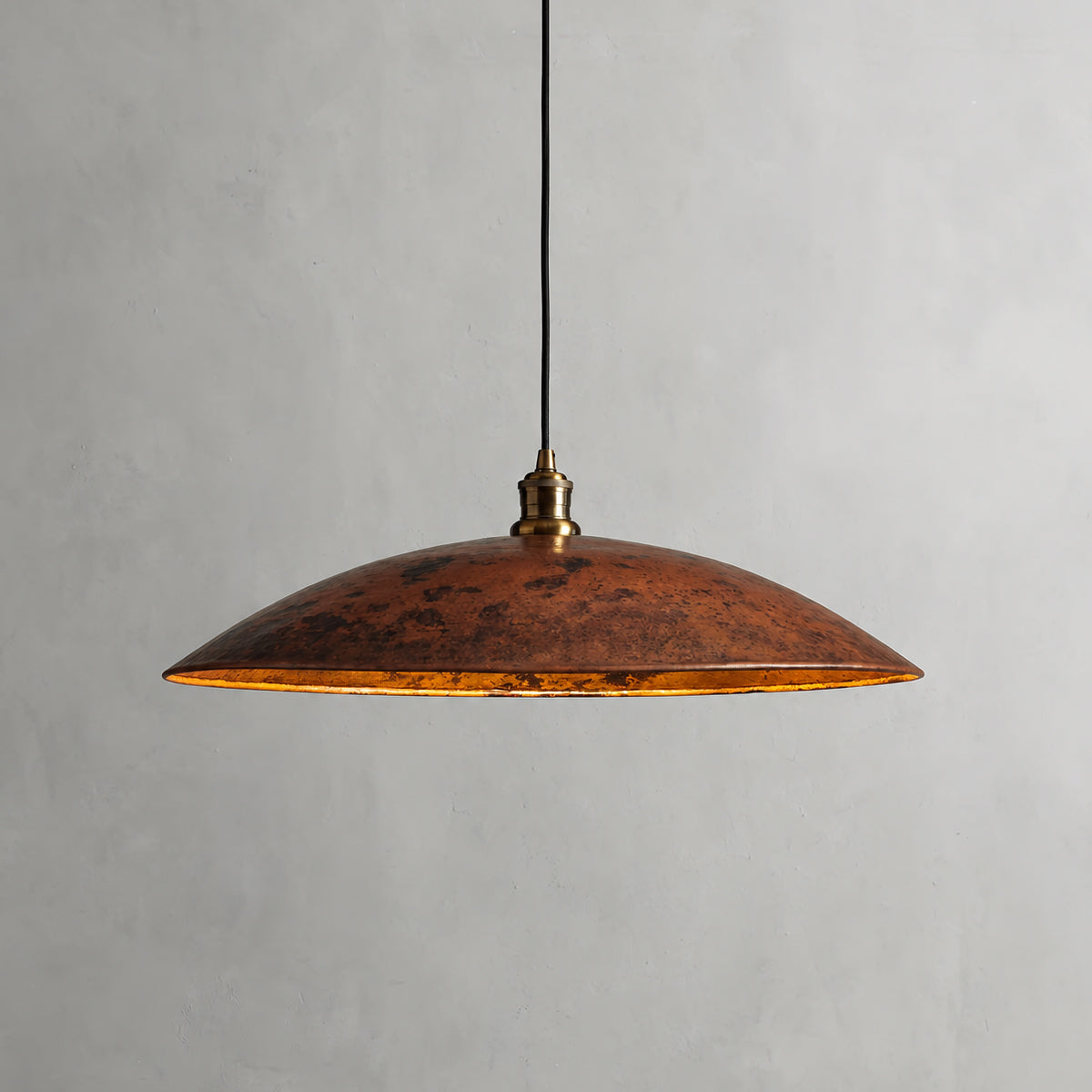 Recycled Metal Fan Pendant