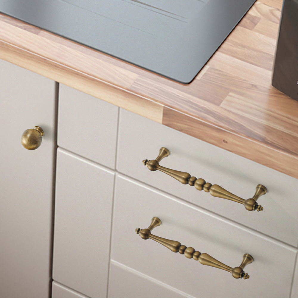 Bronze Vintage Brass Wardrobe Handles