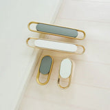 Modern Gold Chrome Kitchen Cabinet Handle and Knobs