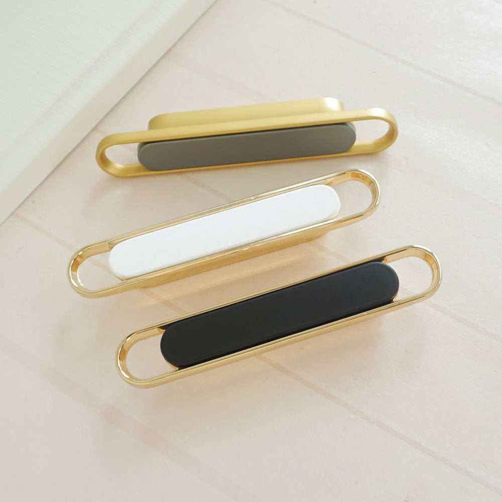 Modern Gold Chrome Kitchen Cabinet Handle and Knobs
