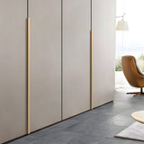 Aluminum Alloy Wardrobe Door Invisible Edge Cabinet Handles