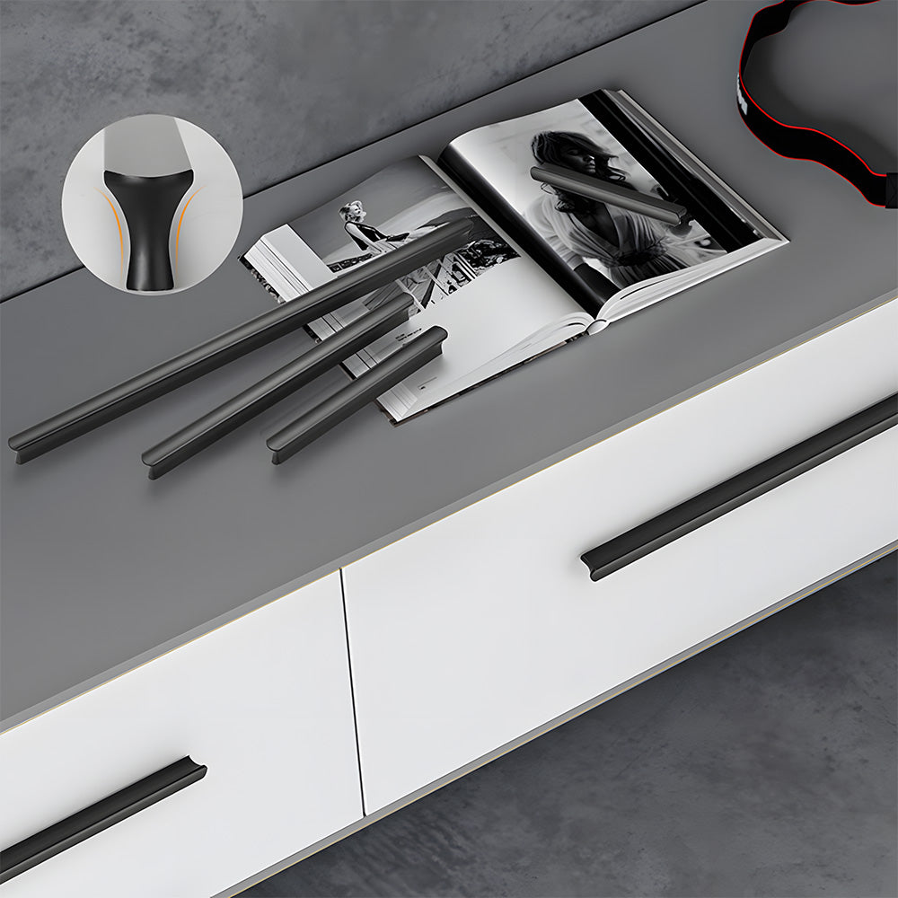Classic Simple Aluminum Alloy Kitchen Hardware Handles