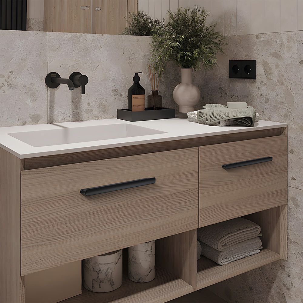 Classic Simple Aluminum Alloy Kitchen Hardware Handles