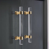 Modern Transparent Acrylic Wardrobe Door Handle