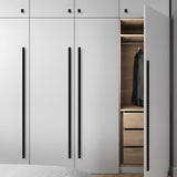 Matte Black Aluminum Alloy Kitchen Hardware Drawer Handles