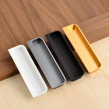 Sqaure Sliding Closet Door Handles Flush Pulls