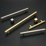 Modern Minimalist Square Brushed Handles