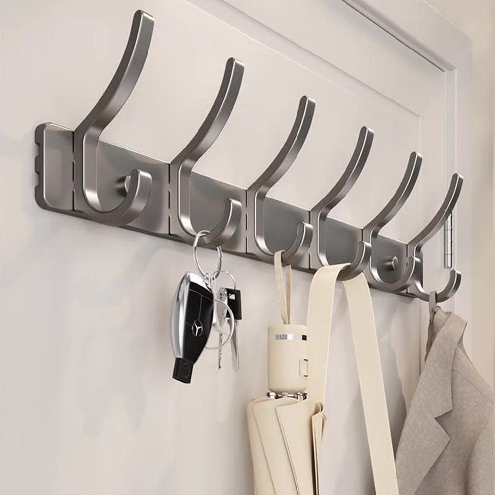Bedroom Door Coat Storage Aluminum Alloy Steel Hook