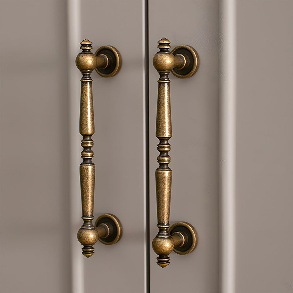 Vintage Simple Solid Brass Cabinet Pulls