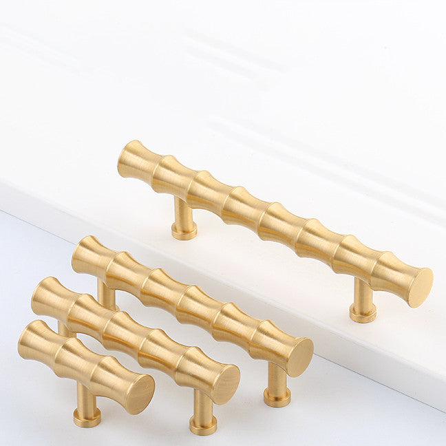 Brass Bamboo Cabinet Handles And Drawer Knob