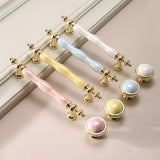 Luxury Colorful Ceramic Cabinet Wardrobe Handle