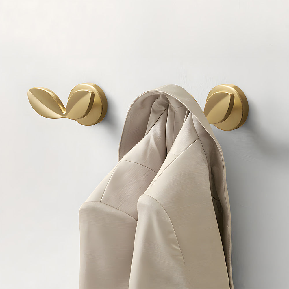 Special Leaf Shape Single Coat Door Wall Hook