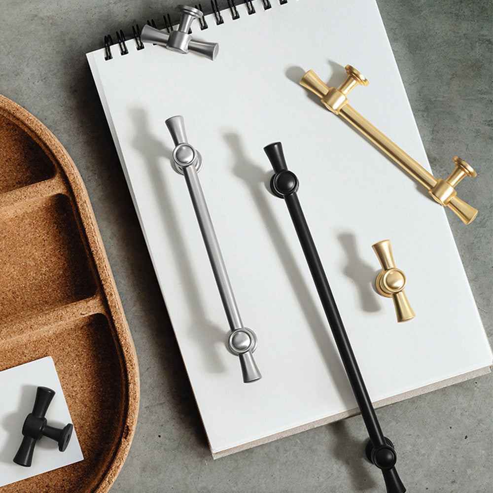 Brushed Brass Drawer Pulls for Cabinet