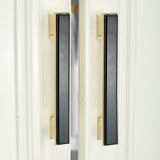 Modern Black Gold  Wardrobe Cabinet Pulls