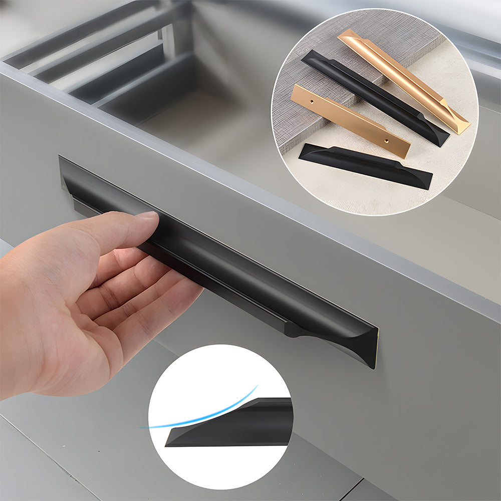 Trapezoidal Modern Kitchen Cabinet Drawer Handle