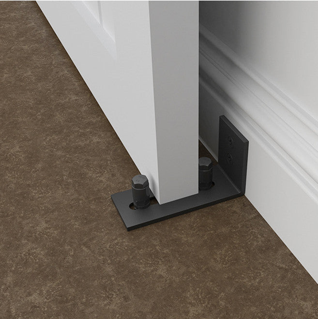 Sliding Barn Door Floor Guide for Bottom Adjustable Roller Flush Design Bottom Flat Barn Door Floor Guide Stay Roller