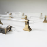 Minimalist Transparent Acrylic Handle and Knob