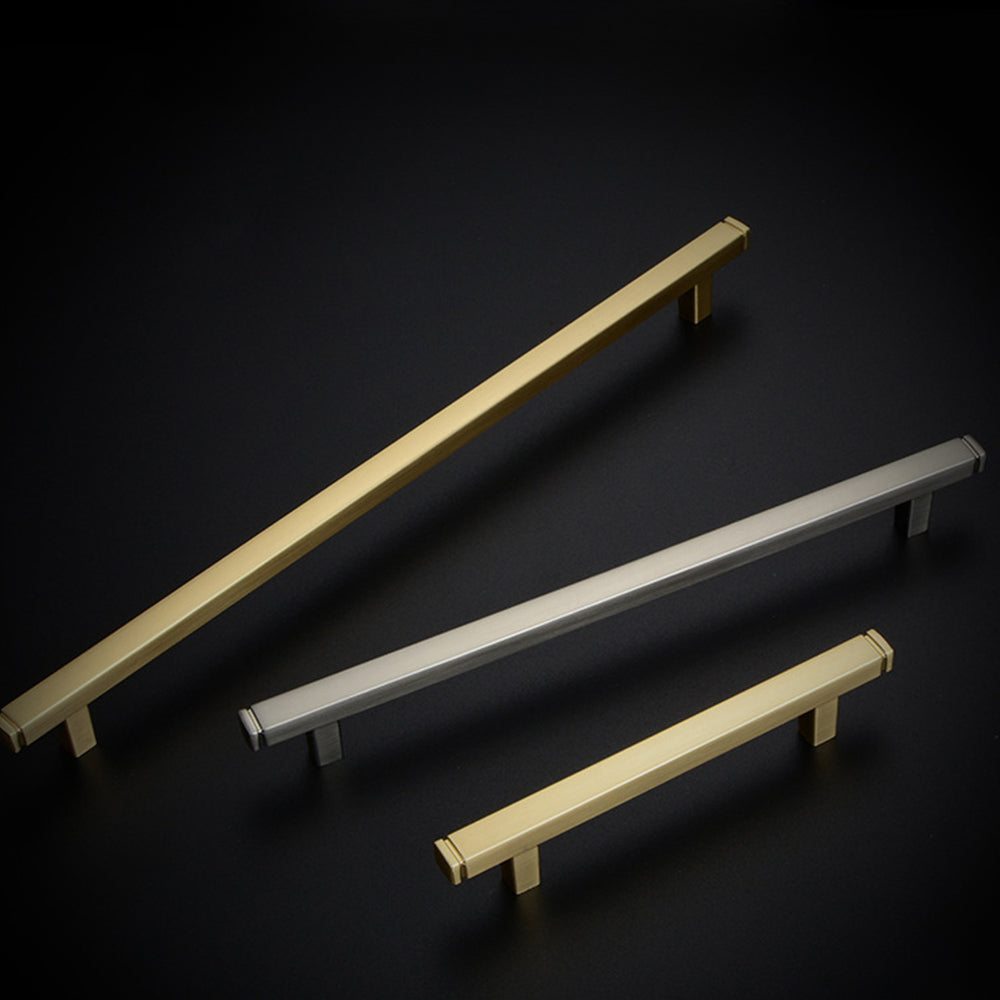 Modern Minimalist Square Brushed Handles