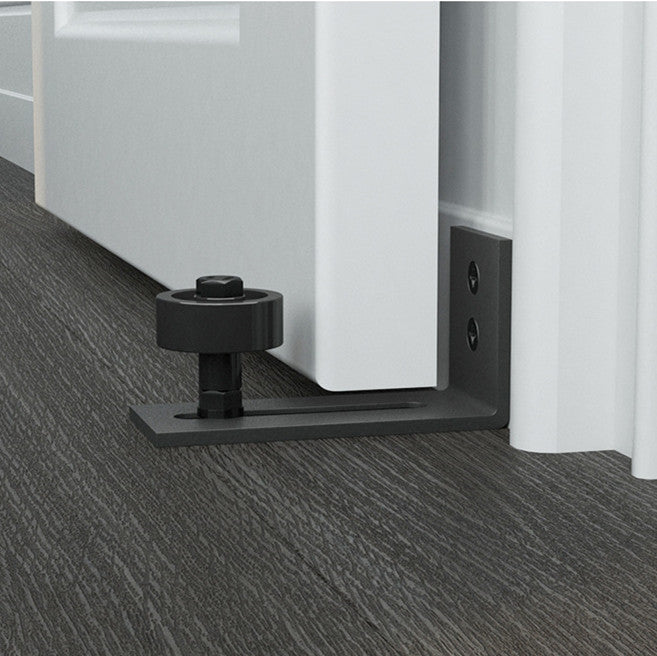 Sliding Barn Door Floor Guide for Bottom Adjustable Roller Flush Design Bottom Flat Barn Door Floor Guide Stay Roller
