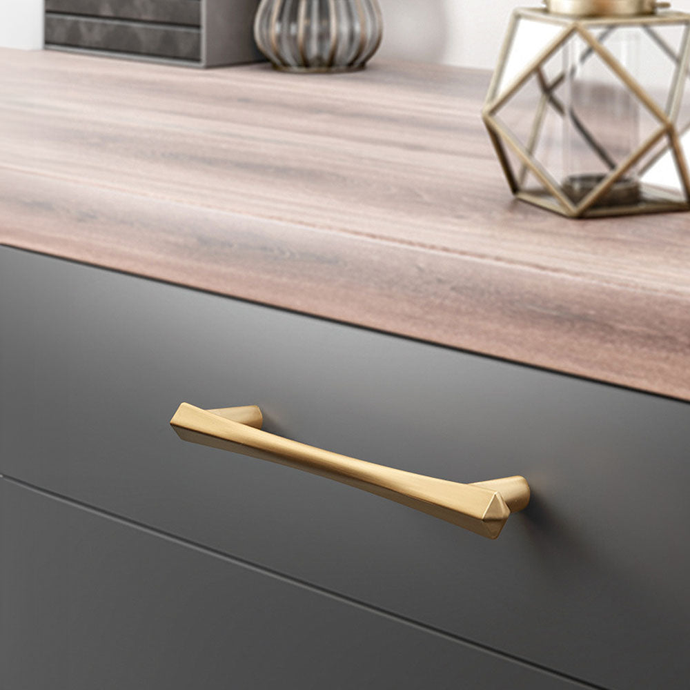 Nordic Style Gold Black Cabinet Dresser Pull Knobs