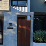 6 Inch Modern Simple Aluminum House Numbers