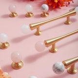 Personality Crystal Brass French Light Luxury Style Wardrobe Cabinet  Pull
