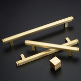 Modern Minimalist Square Brushed Handles