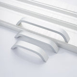 Sleek Curved Aluminum Alloy Cabinet Drawer Handles