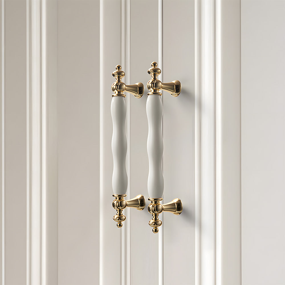 Luxury Elegant Ceramic Cabinet Drawer Pulls