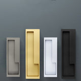 Zinc Alloy Concealed Barn Door Handle Drawer Pull