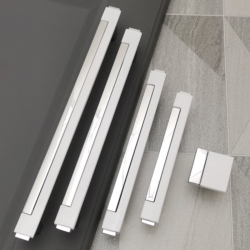 Zinc Alloy Modern Gold Black Chrome Kitchen Handles
