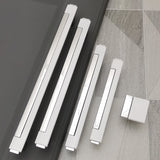 Zinc Alloy Modern Gold Black Chrome Kitchen Handles