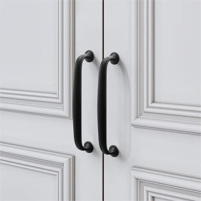 Gold Black Simple Classic Cabinet Handles