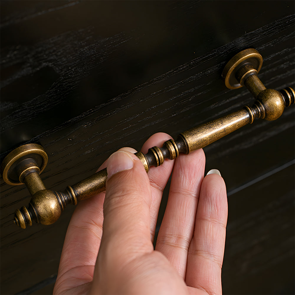 Vintage Simple Solid Brass Cabinet Pulls