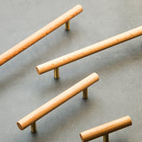 Universal Wooden Door Handles for Drawers Cupboards Kitchen Cabinets