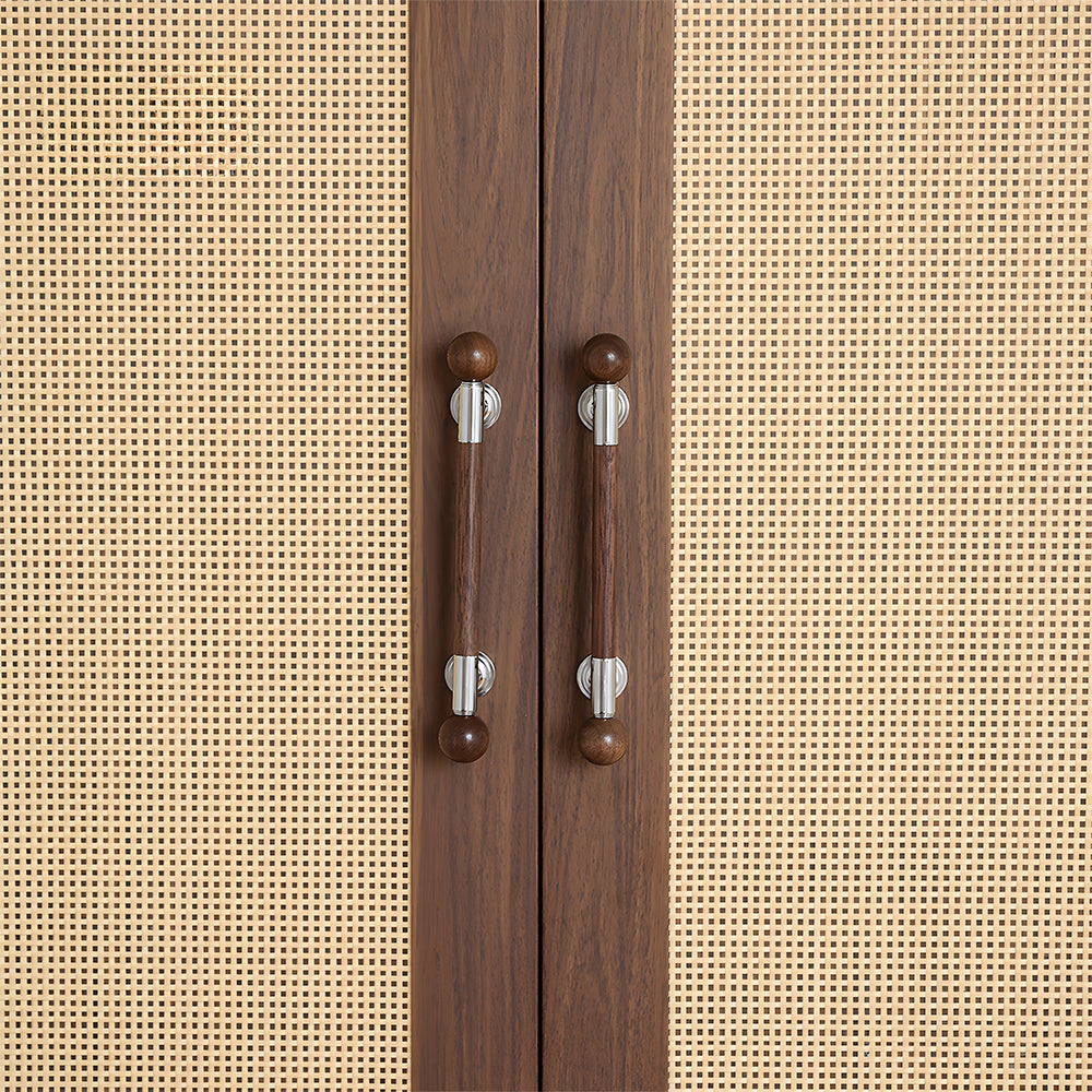 Medieval Brass Wooden Handle