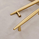 Modern Solid Brass Kitchen Cabinet Knobs and Handles