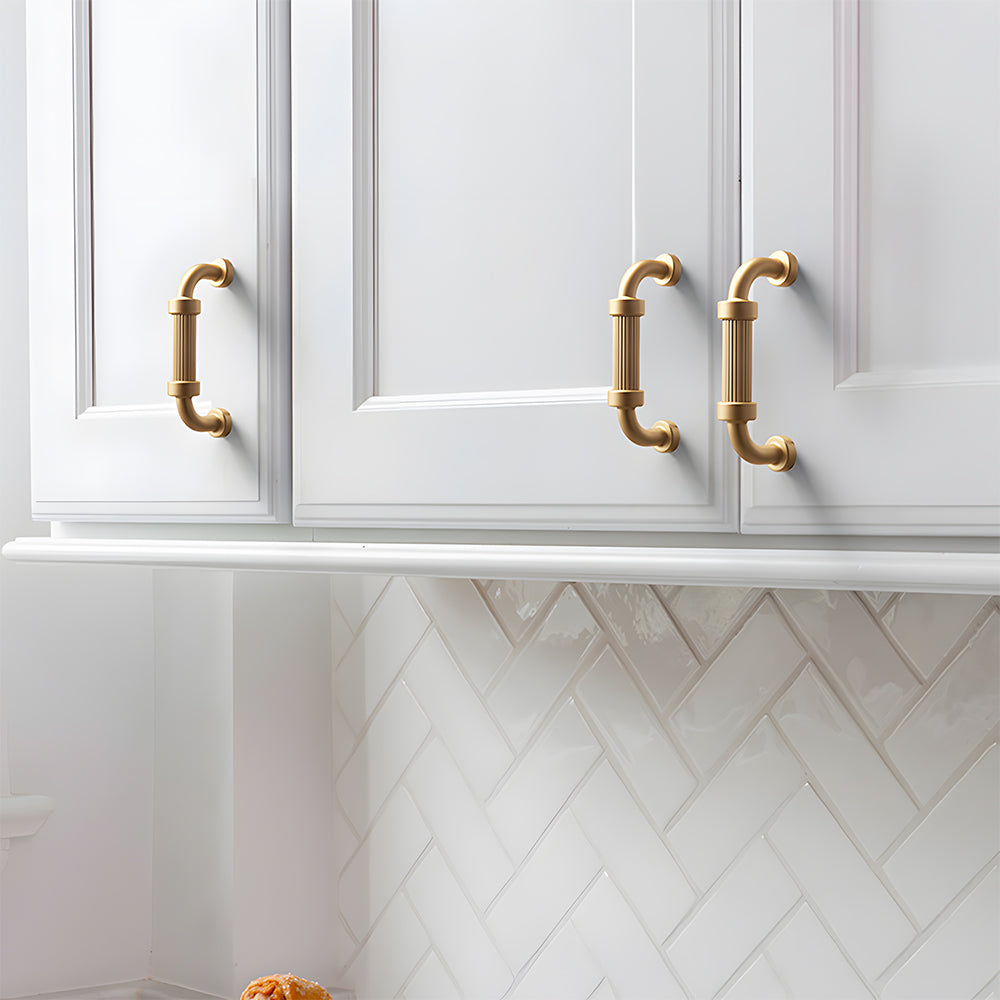 French Stripe Wardrobe Door Drawer Handles