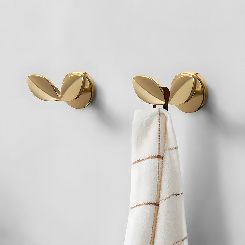 Special Leaf Shape Single Coat Door Wall Hook