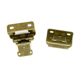 1/2” Overlay Partial Self Closing Kitchen Cabinet Hinges Spring Iron Hinge