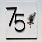 Modern Black Stainless Steel House Numbers