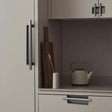 Art Deco Aluminum Alloy Recessed Door Pulls Cabinet Handles