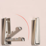 Hidden Bathroom Folding Wall Door Clothes Hook
