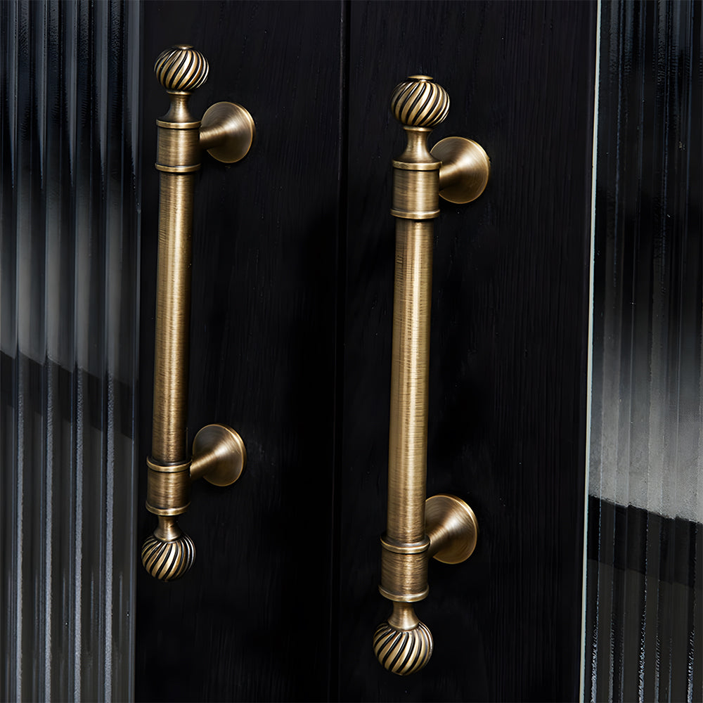Antique Solid Brass Drawer Pulls Cabinet Handles