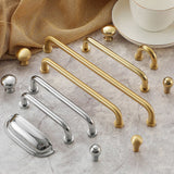 Luxurious Nordic Brass Cabinet Drawer Handles