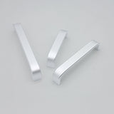 Contemporary Black Aluminum Alloy Kitchen Cabinet Handles