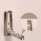Hidden Bathroom Folding Wall Door Clothes Hook